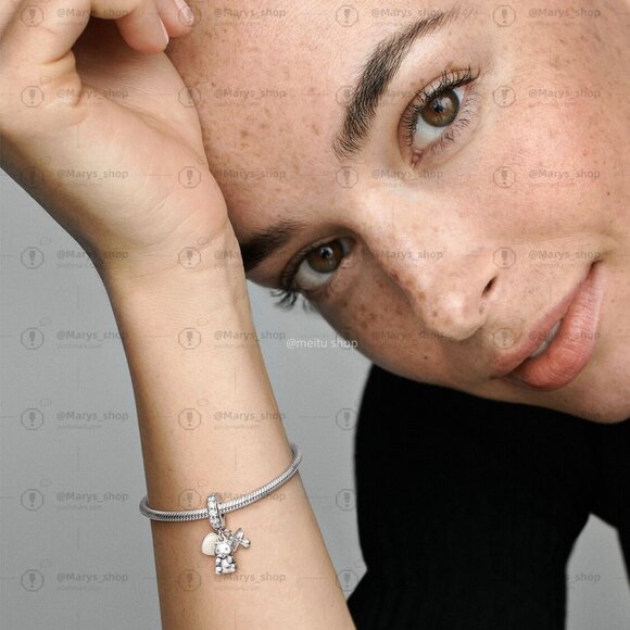 Pandora Baby Teddy Bear Dangle Charm - Picture 6 of 6